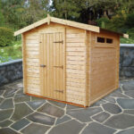 Albany Charnwood Shed workshop log cabin 8x8 with security windows