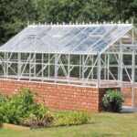 Elite 8'5" Featured Dwarf Wall greenhouse in white