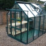 Elite Titan 6'3" wide greenhouse in green