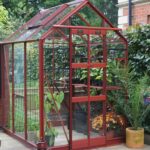 Delta 5'3" wide greenhouse in Terracotta