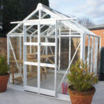 Elite Titan 700 7'5" Wide greenhouse in white