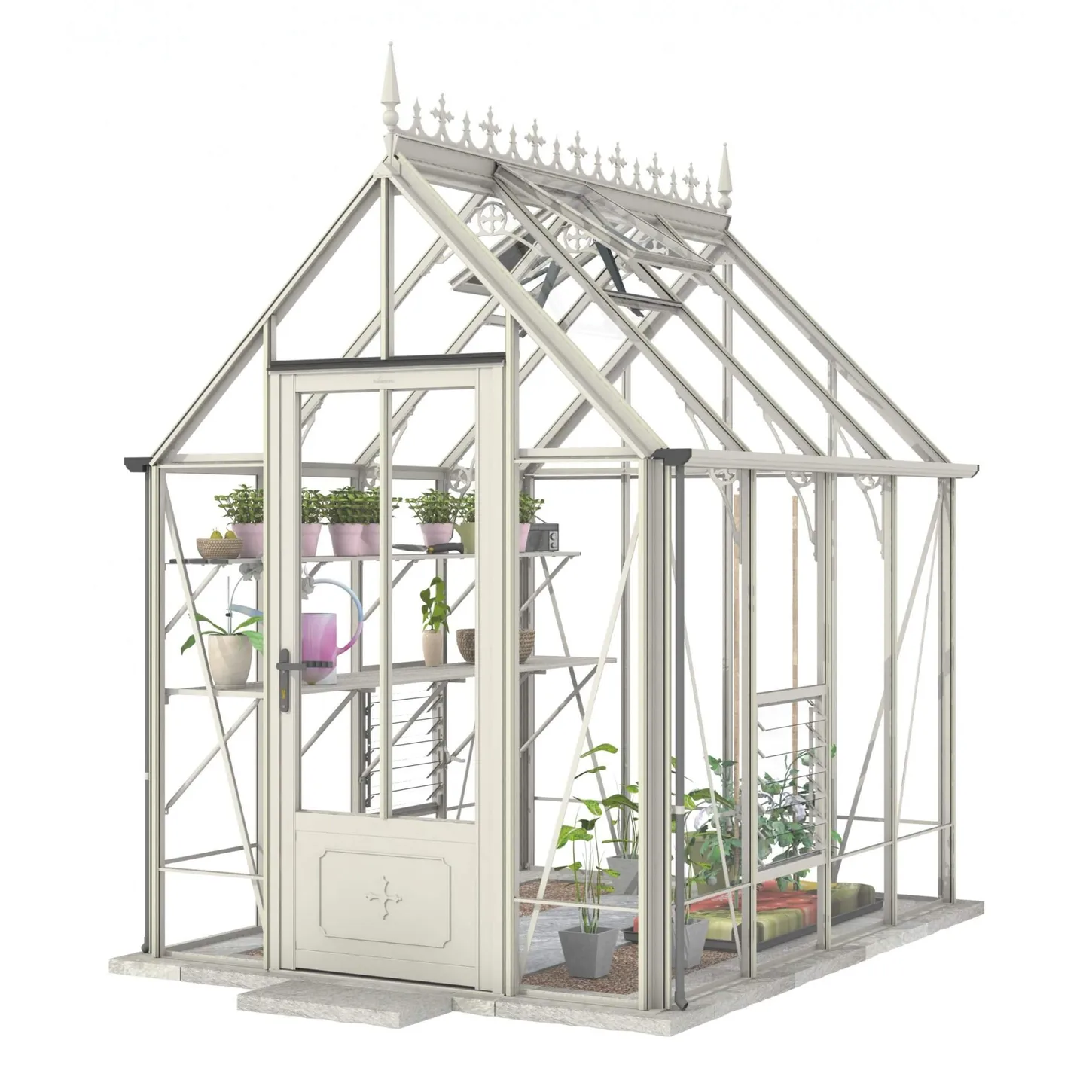 Robinsons Repton Greenhouse 6 x 8 Pastel Sage
