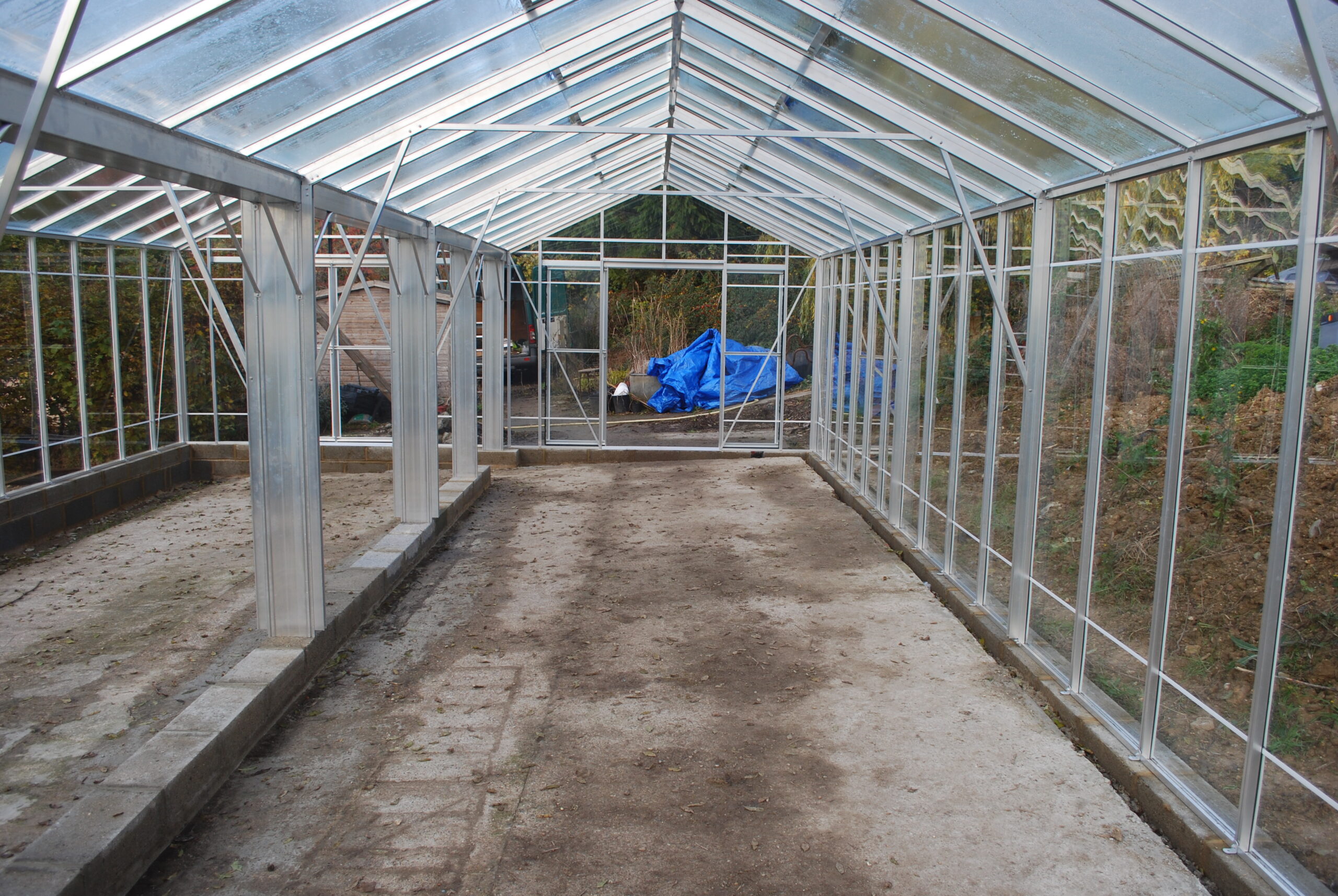 Rosette Double Reach 21'8" Wide greenhouse