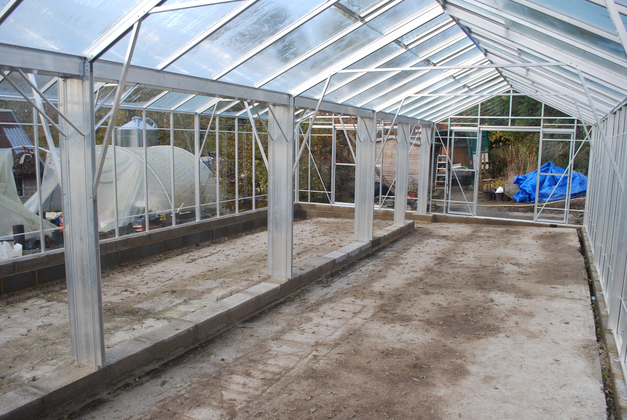Rosette Double Reach 21'8" Wide greenhouse