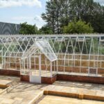 Robinsons Roemoor dwarf wall greenhouse in white