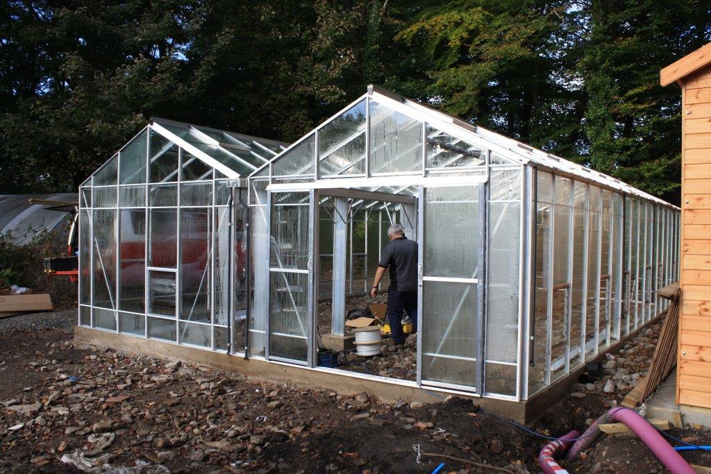 Rosette Double Reach 21'8" Wide greenhouse