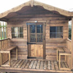 Topwood Playhouse Shiplap with benches