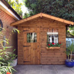 Topwood Osprey Design 2 with Loglap upgrade and rustic roof
