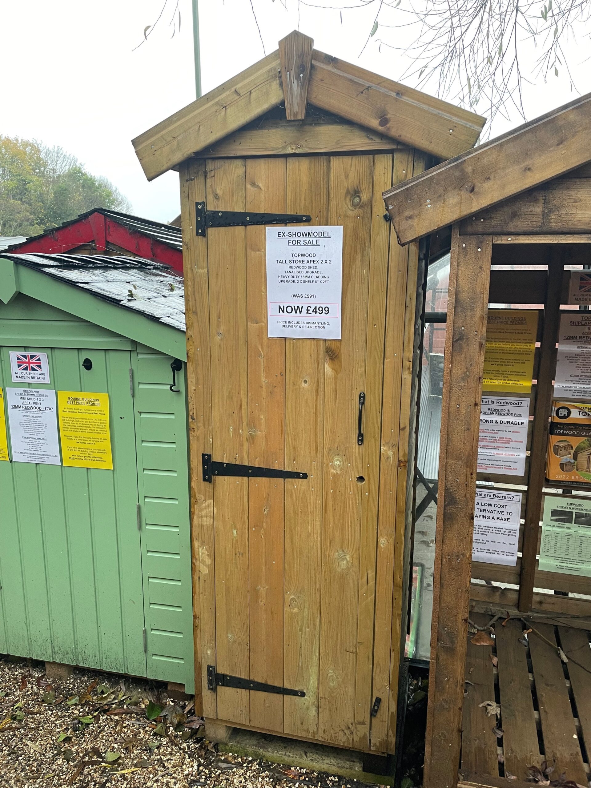 Topwood Tall Store 2 x 2'2 Apex