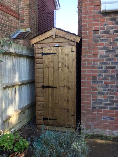 Topwood Tall store Apex 3 x 2 with rustic roof
