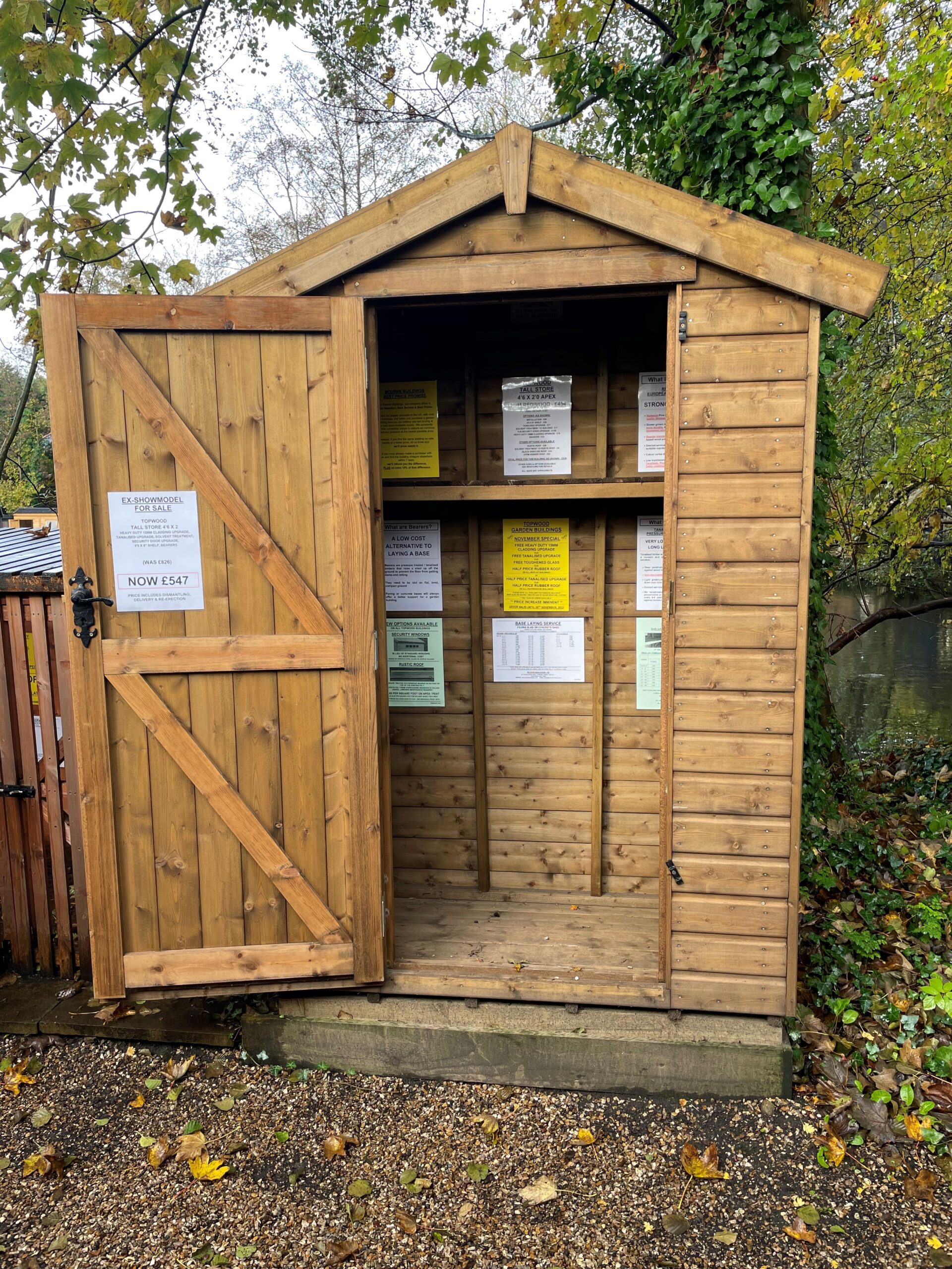 Topwood Tall Store 4'6 x 2 Apex