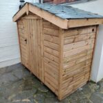 Breckland Mini shed Apex with slate effect tiled roof