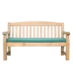 Emily 3 seater (5FT) with green seat pad