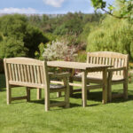 Zest Emily Dining Set - Table and 2 benches