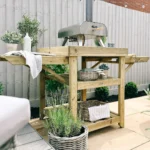 Zest Garden Pizza Oven Table