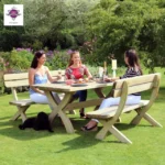 Zest Harriet 6 Seater Dining Set