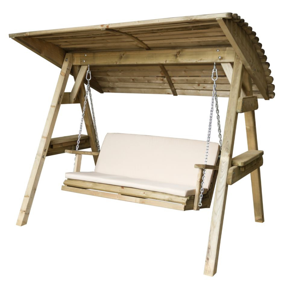 Miami 2 seater swing pad in Stone