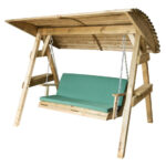 Miami 2 seater swing pad in Green