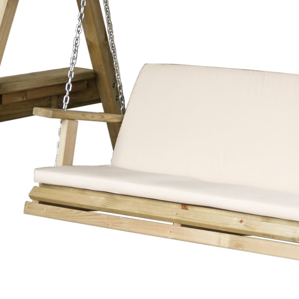 Miami 2 seater swing pad in Stone