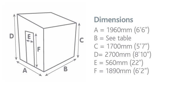 Alton Six LT Dimensions