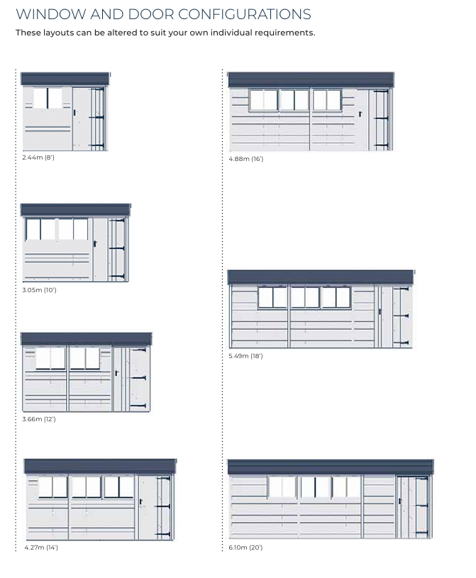 Heavy Duty Reverse Apex Standard Layouts