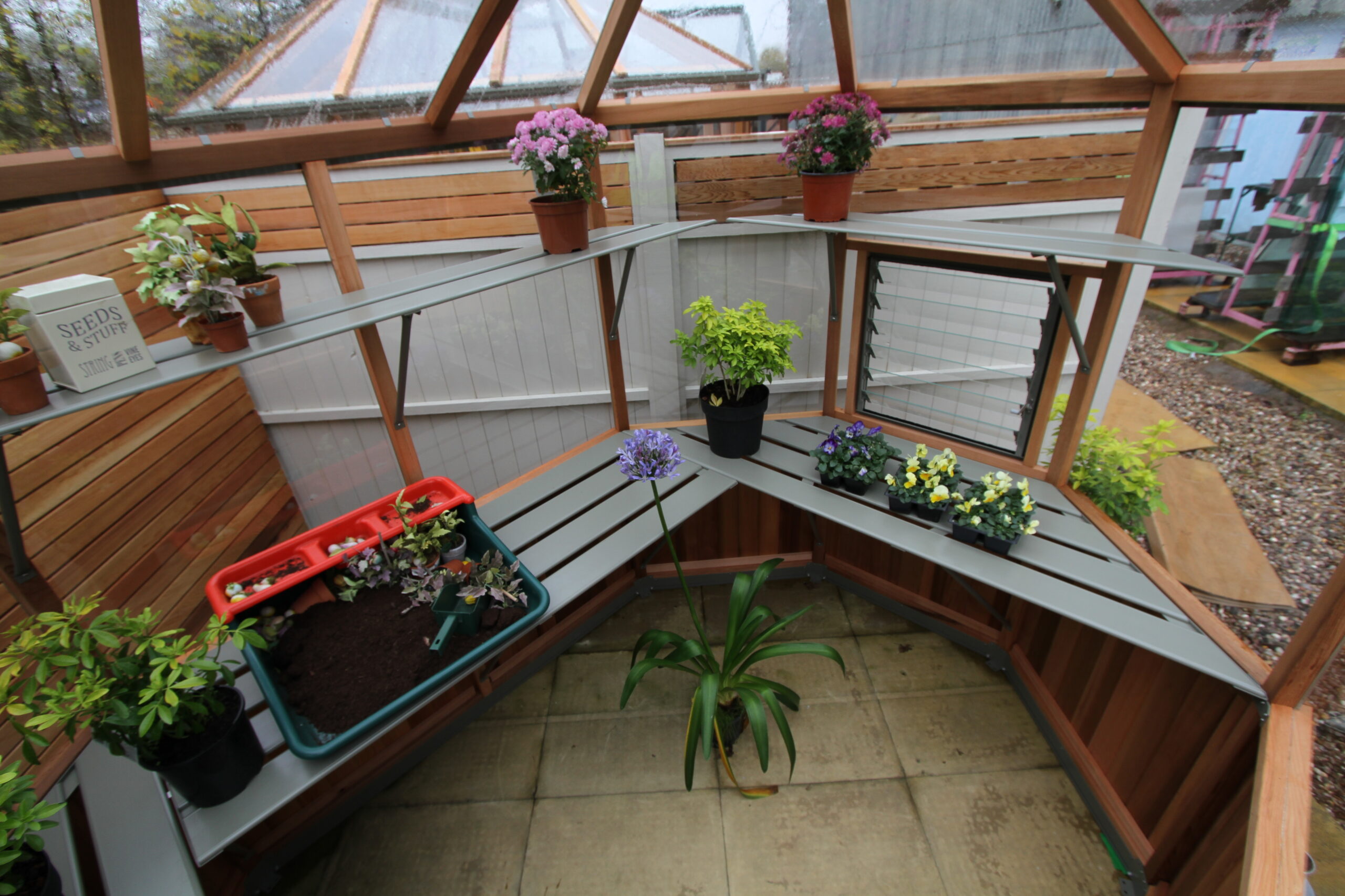 Optional Shelves and staging
