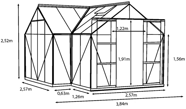 Vitavia Sirius 13000 Dimensions