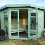 Malvern Studio Croner Pent 8 x 8 with Full length glazing